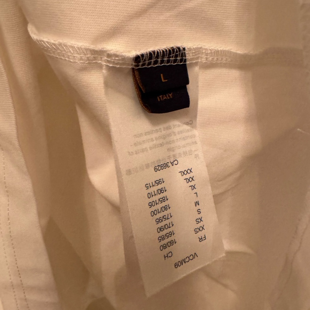 Louis Vuitton LV Lovers White Designer Men's T-Shirt - Picture 4 of 4